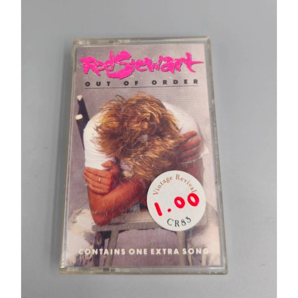 Rod Stewart Out Of Order Cassette 1988 Warner Bros. Extra Song